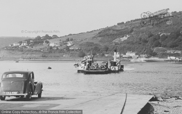Photo of Dartmouth, The Floating Bridge c.1950