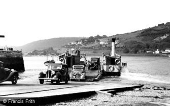 Dartmouth, the Floating Bridge c1950