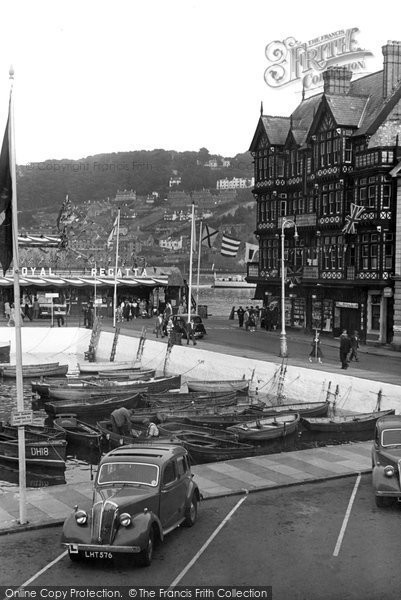Photo of Dartmouth, The Inner Harbour c.1955