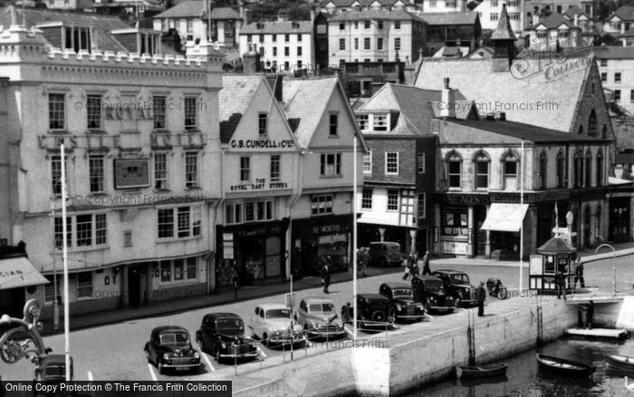 Photo of Dartmouth, The Royal Castle Hotel 1955
