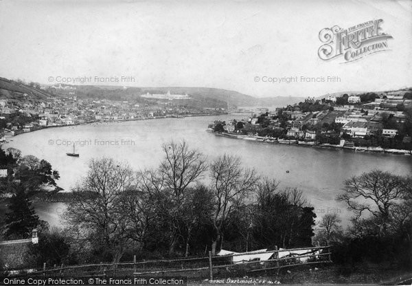 Photo of Dartmouth, Town And River 1903
