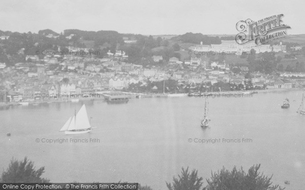 Photo of Dartmouth, Town From River c.1890