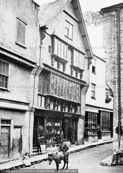 Photo of Dartmouth, Tudor House In Higher Street c.1875