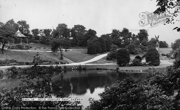 Photo of Darwen, Bold Venture Park c.1960 - Francis Frith