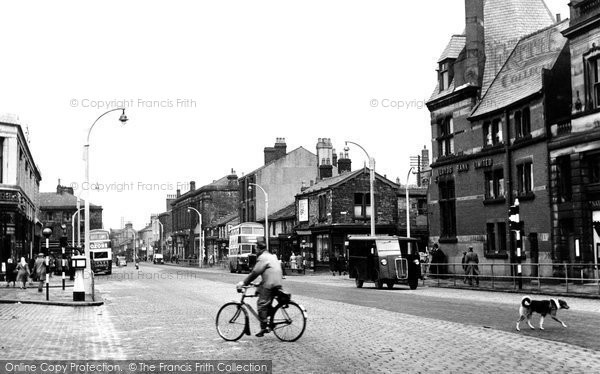 Photo of Darwen, Market Street c.1955