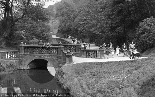 Photo of Darwen, Sunnyhurst Wood, Huntington Bridge c.1950