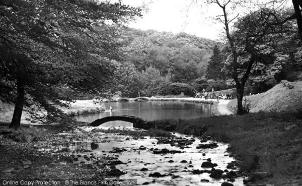 Photo of Darwen, Sunnyhurst Wood, Paddling Pool c.1950