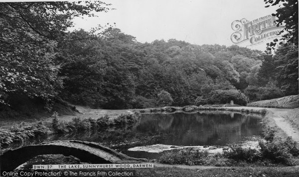 Photo of Darwen, The Lake, Sunnyhurst Wood c.1955