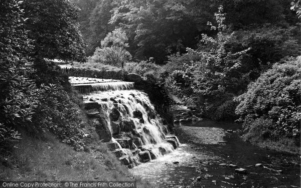Photo of Darwen, The Waterfall, Sunnyhurst Wood c.1950