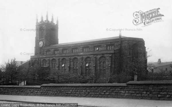 Photo of Darwen, Trinity Church 1896