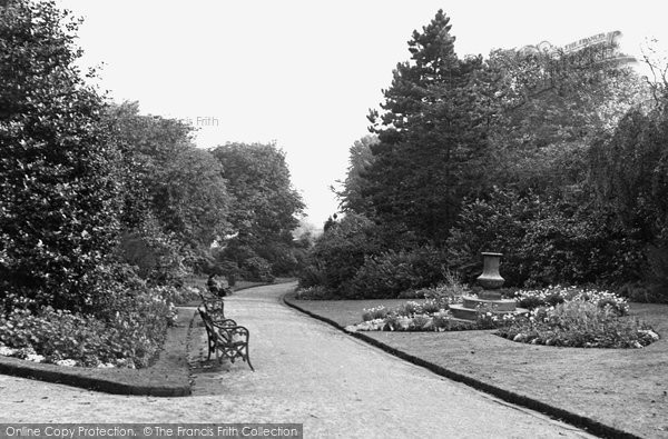 Photo of Darwen, Whitehall Park c.1955