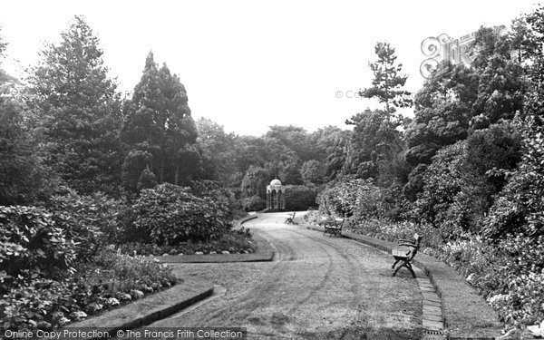 Photo of Darwen, Whitehall Park c.1955