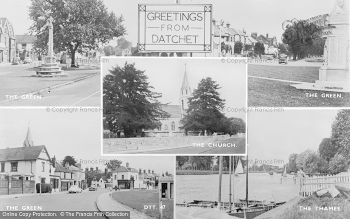 Photo of Datchet, Composite c.1950