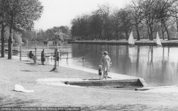 Photo of Datchet, People By The River c.1965