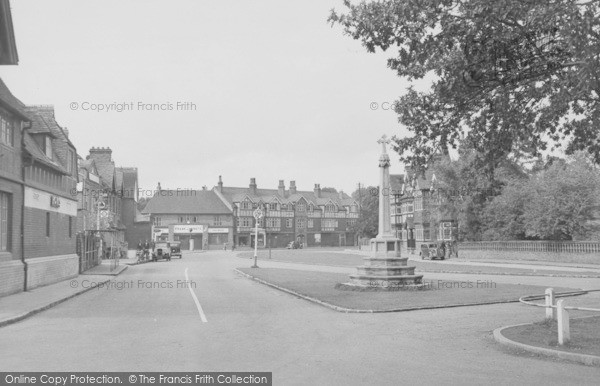 Photo of Datchet, The Green And War Memorial c.1950