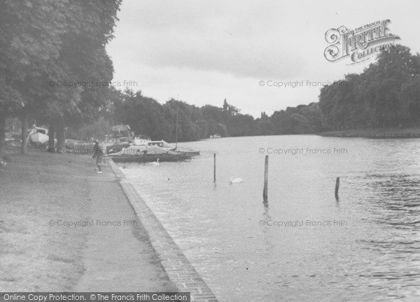 Photo of Datchet, The River c.1950