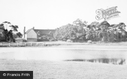 Mardleybury Manor And Pond c.1955, Datchworth