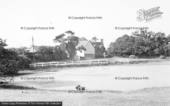 Photo of Datchworth, Mardleybury Manor And Pond c.1955