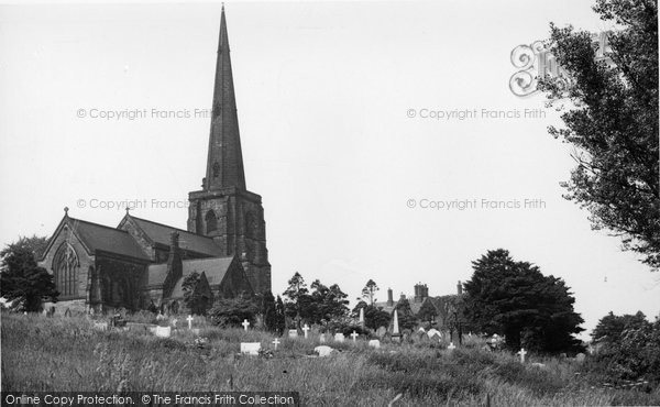 Photo of Davenham, St Wilfrid's Church c.1955