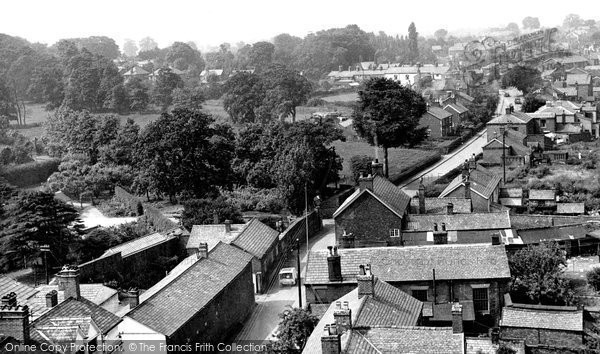 Photo of Davenham, view from Church Tower c1955