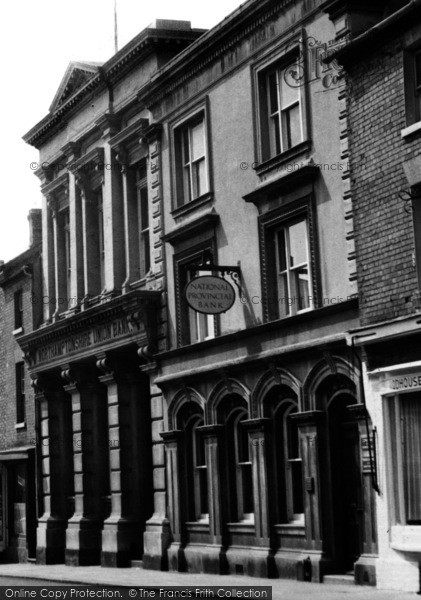 Photo of Daventry, Banks On The High Street c.1955