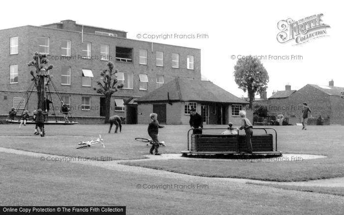 Photo of Daventry, Children Playing, Recreation Ground c.1965