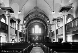 Holy Cross Church, Interior c.1955, Daventry