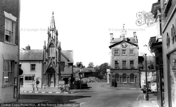 Photo of Daventry, The Burton Memorial And Moot Hall c.1965