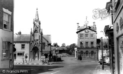 The Burton Memorial And Moot Hall c.1965, Daventry