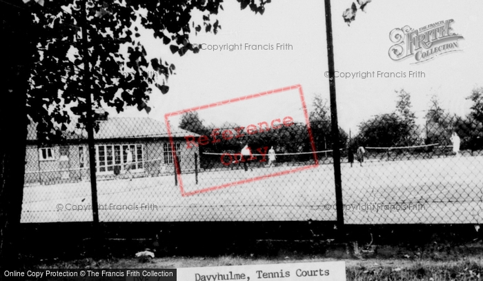 Photo of Davyhulme, Tennis Courts c.1955