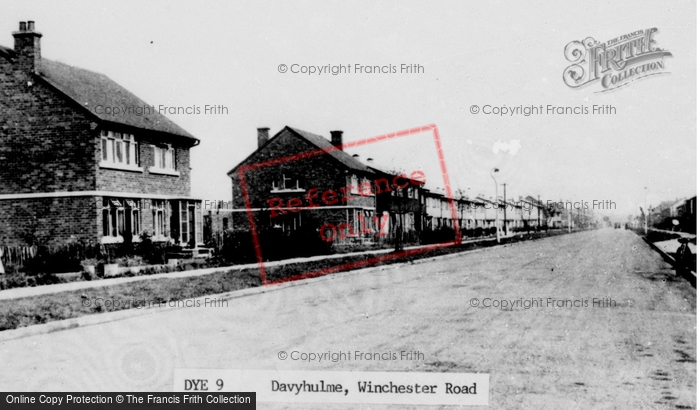 Photo of Davyhulme, Winchester Road 1955