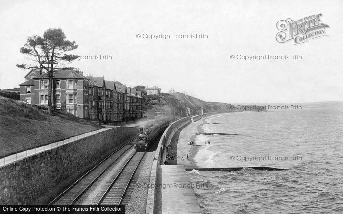 Photo of Dawlish, Bathing Beach And Railway 1906