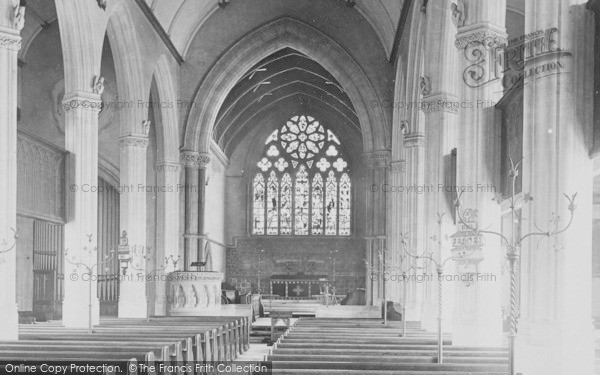 Photo of Dawlish, Church Interior 1890