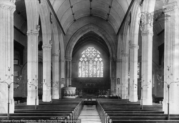 Photo of Dawlish, Church Interior 1896
