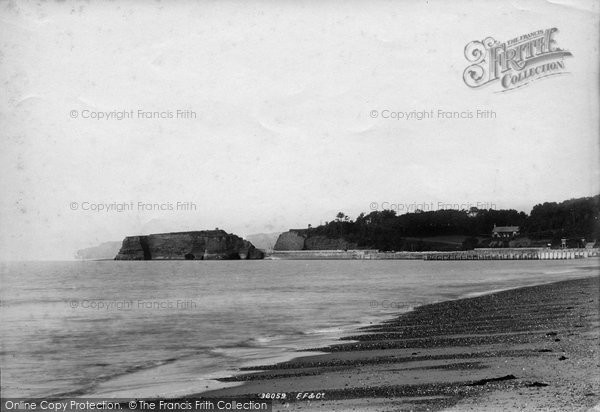 Photo of Dawlish, Cliffs From The Warren 1896