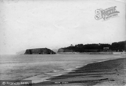 Cliffs From The Warren 1896, Dawlish