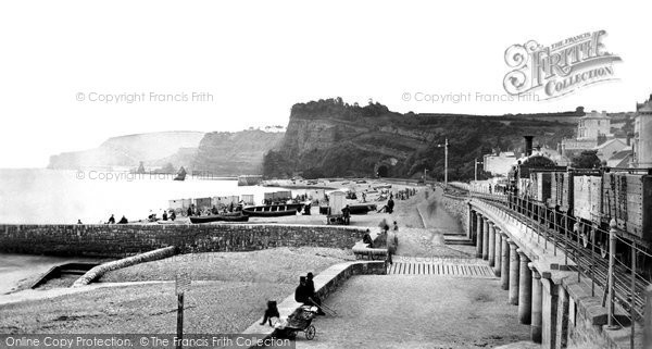 Photo of Dawlish, From Railway Station c.1874