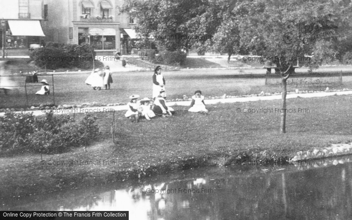 Photo of Dawlish, Girls On The Lawns 1903