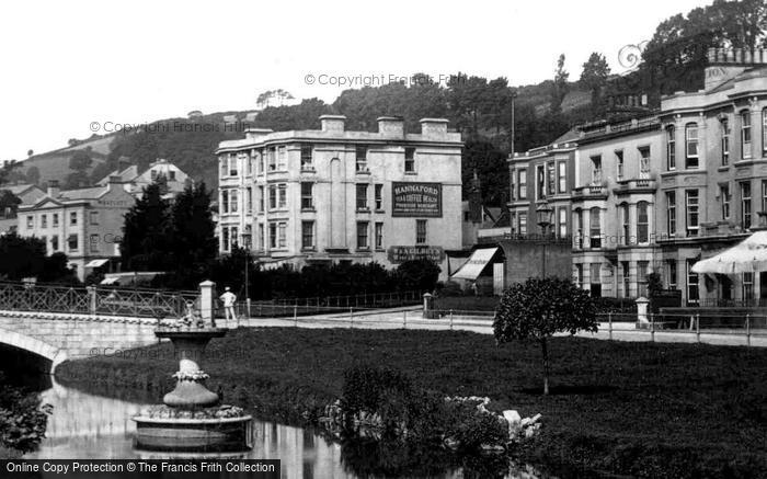 Photo of Dawlish, Hannaford's Hotel 1890