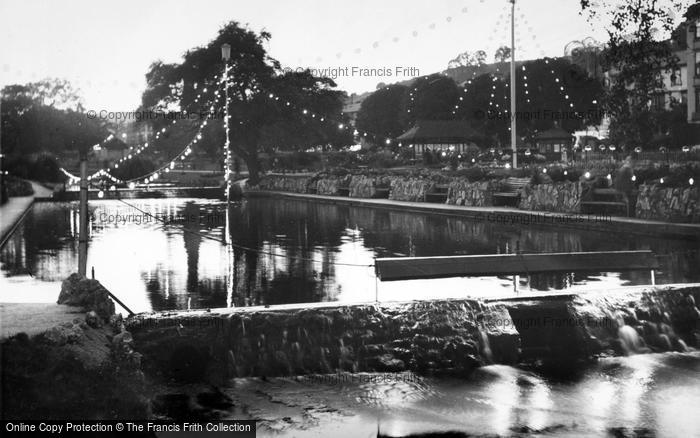 Photo of Dawlish, Illuminations c.1960