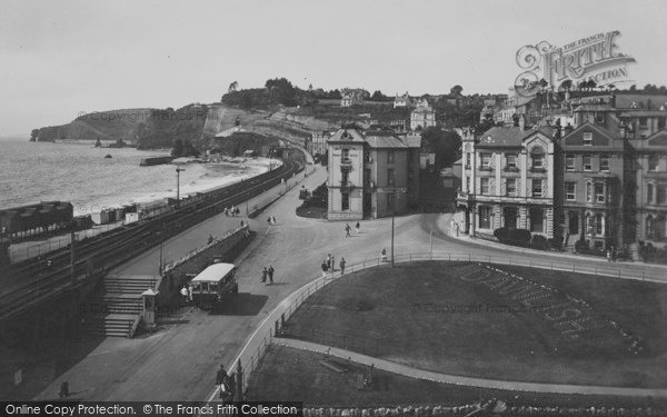 Photo of Dawlish, Promenade, Looking West 1925