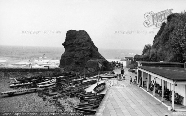 Photo of Dawlish, Red Rock And Boat Cove c.1950
