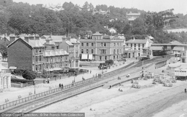 Photo of Dawlish, Station And Marine Parade 1896