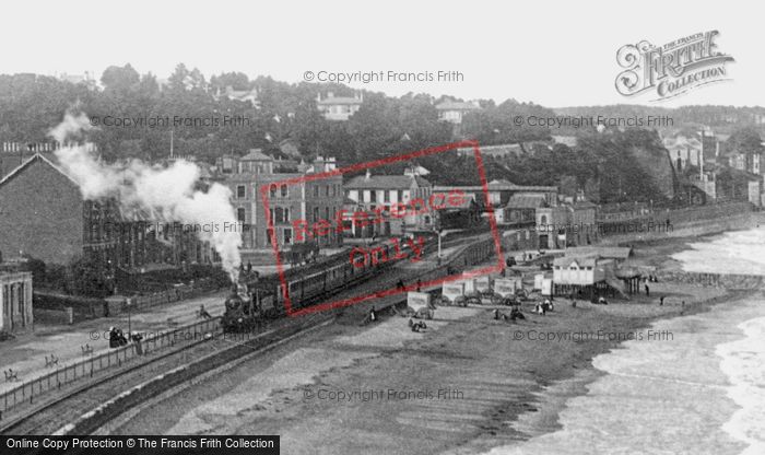 Photo of Dawlish, Steam Train 1896