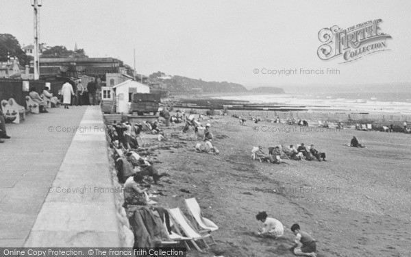 Photo of Dawlish, The Beach And Promenade c.1950