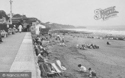 The Beach And Promenade c.1950, Dawlish