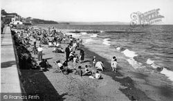 The Beach And Promenade c.1955, Dawlish