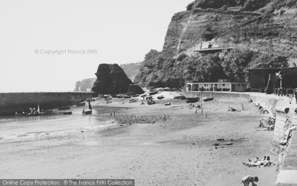 Photo of Dawlish, The Boat Cove c.1955