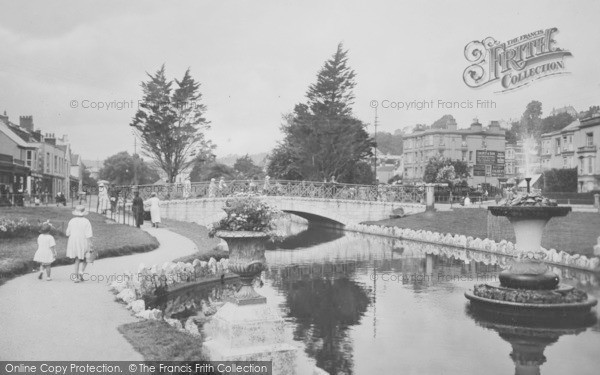 Photo of Dawlish, The Gardens 1922