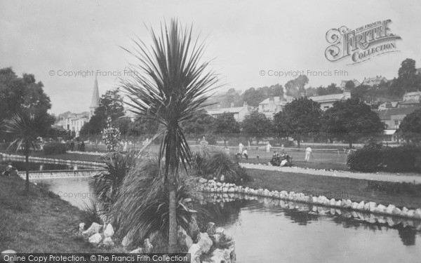 Photo of Dawlish, The Gardens 1922
